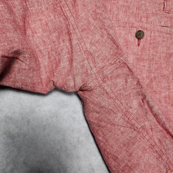 J Crew‎ Gramercy Shorts Mens 30 Pink Red Linen Blend Casual Summer Lightweight - Picture 7 of 10